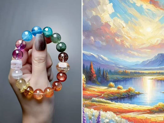 Crystal Oracle Diy Crystal Bracelets based on Color/ Picture